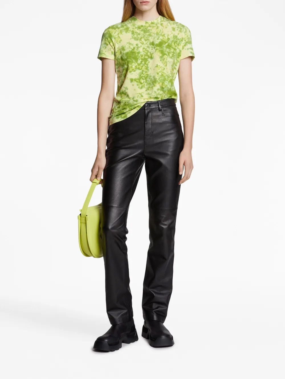 Proenza Schouler White Label Tie-Dye Cotton Tee